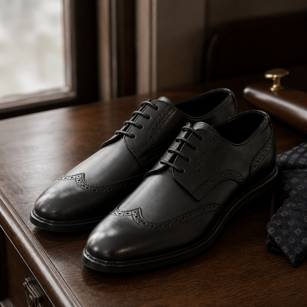 1954 Timeless Brogue derby - lifestyle product shot