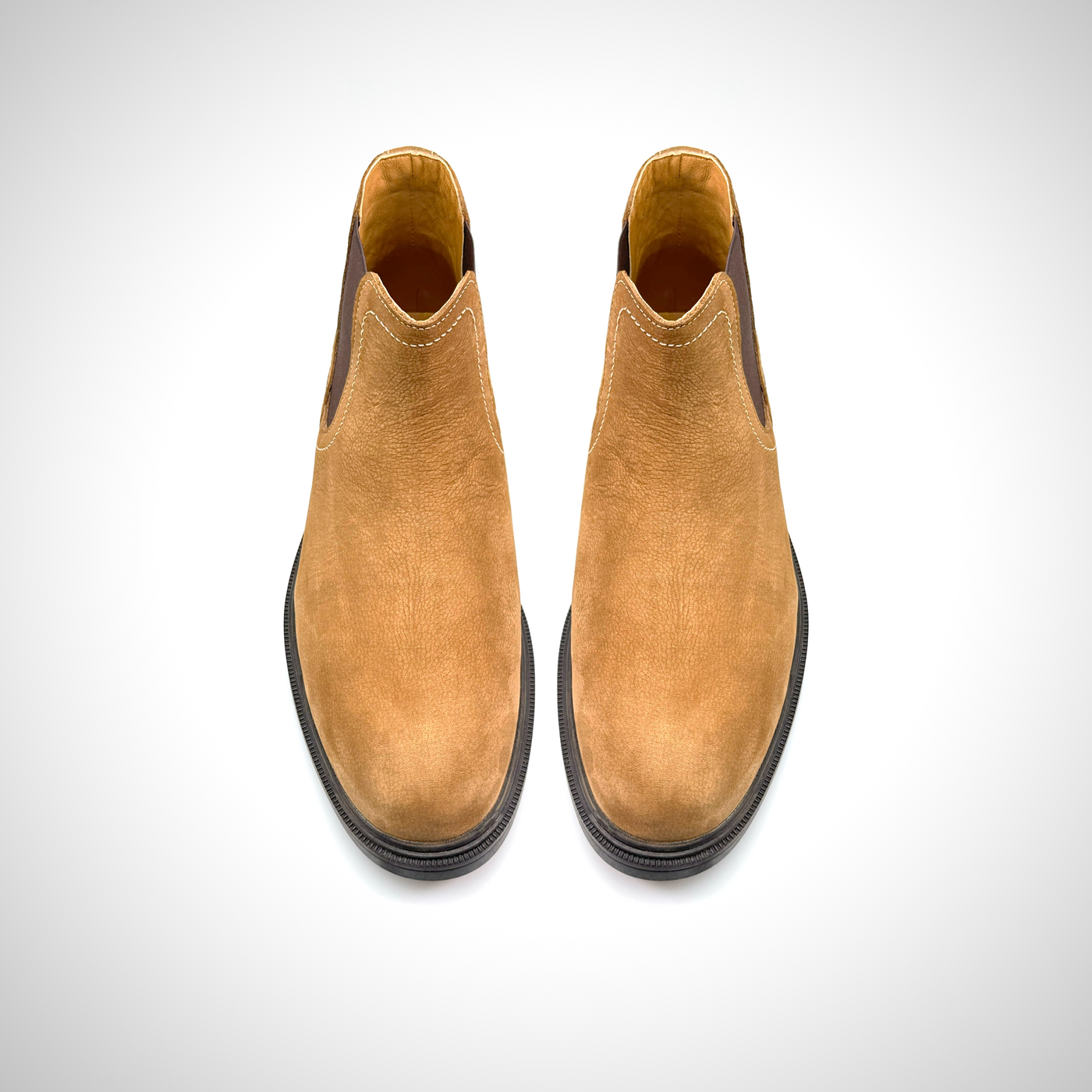 Oro - Chelsea suede leather boots for men - Ashour Shoes