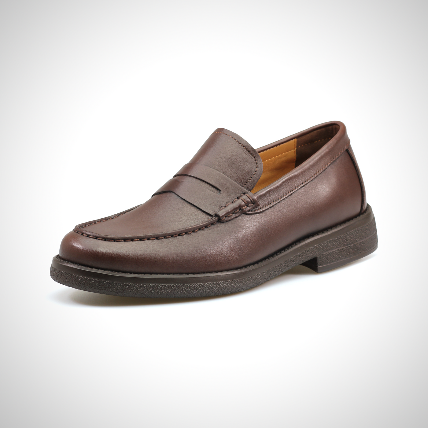 Rendall2 - Leather penny loafers for men - Ashour Shoes