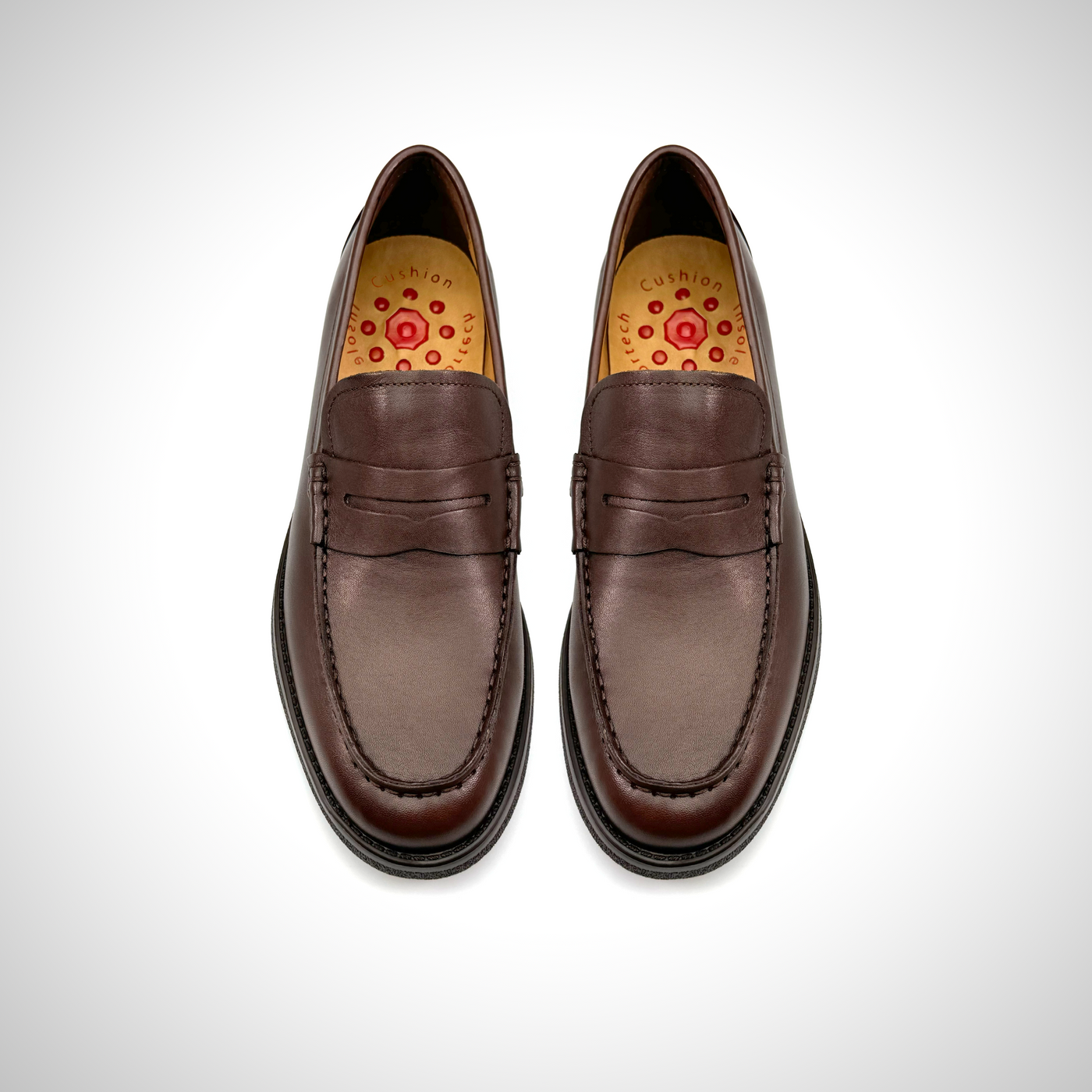 Rendall2 - Leather penny loafers for men - Ashour Shoes