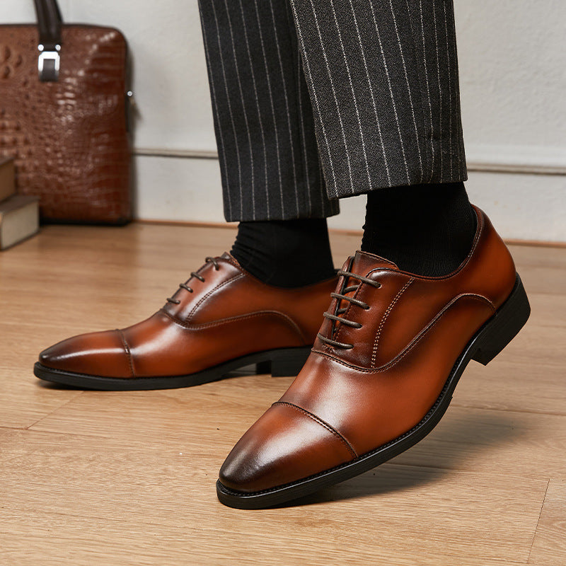 Altezza - Men's Height Increasing Elevator Oxford Dress Shoes (+2.4 in / 6 cm)