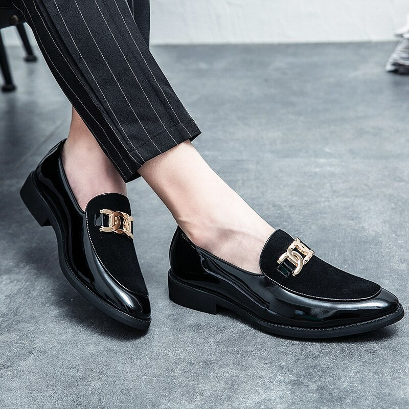 The Roveleto - Italian Fashion style Leather Loafers For Men - Ashour Shoes