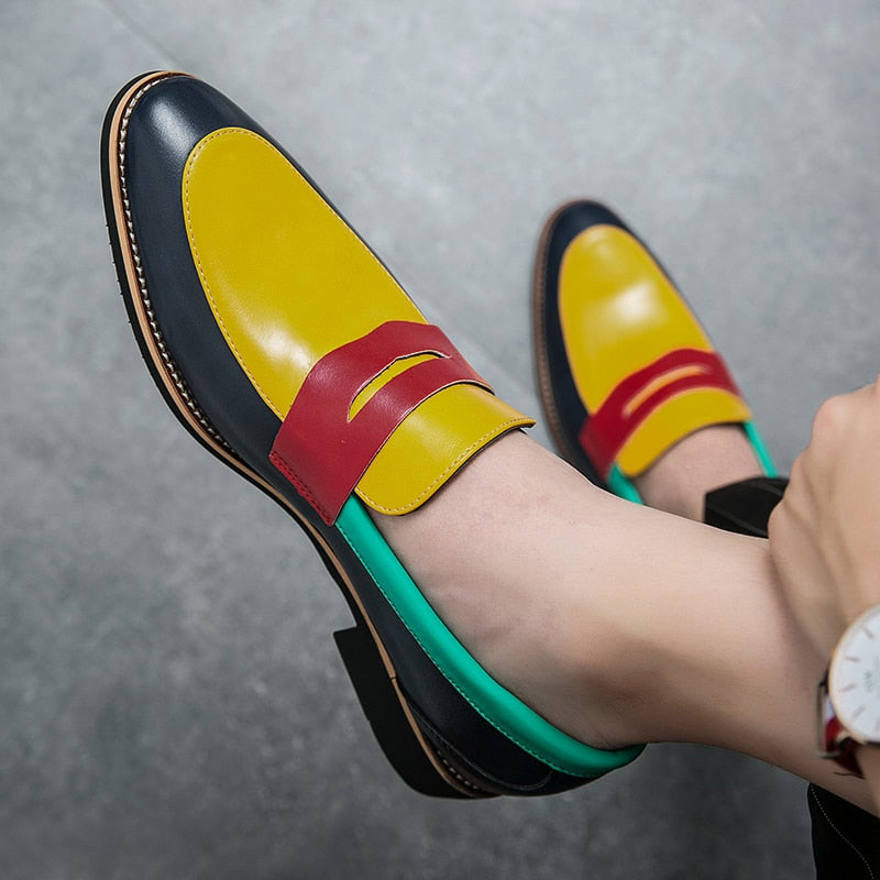 The Ardito Loafer - Multicolor unique style loafers for men - Ashour Shoes