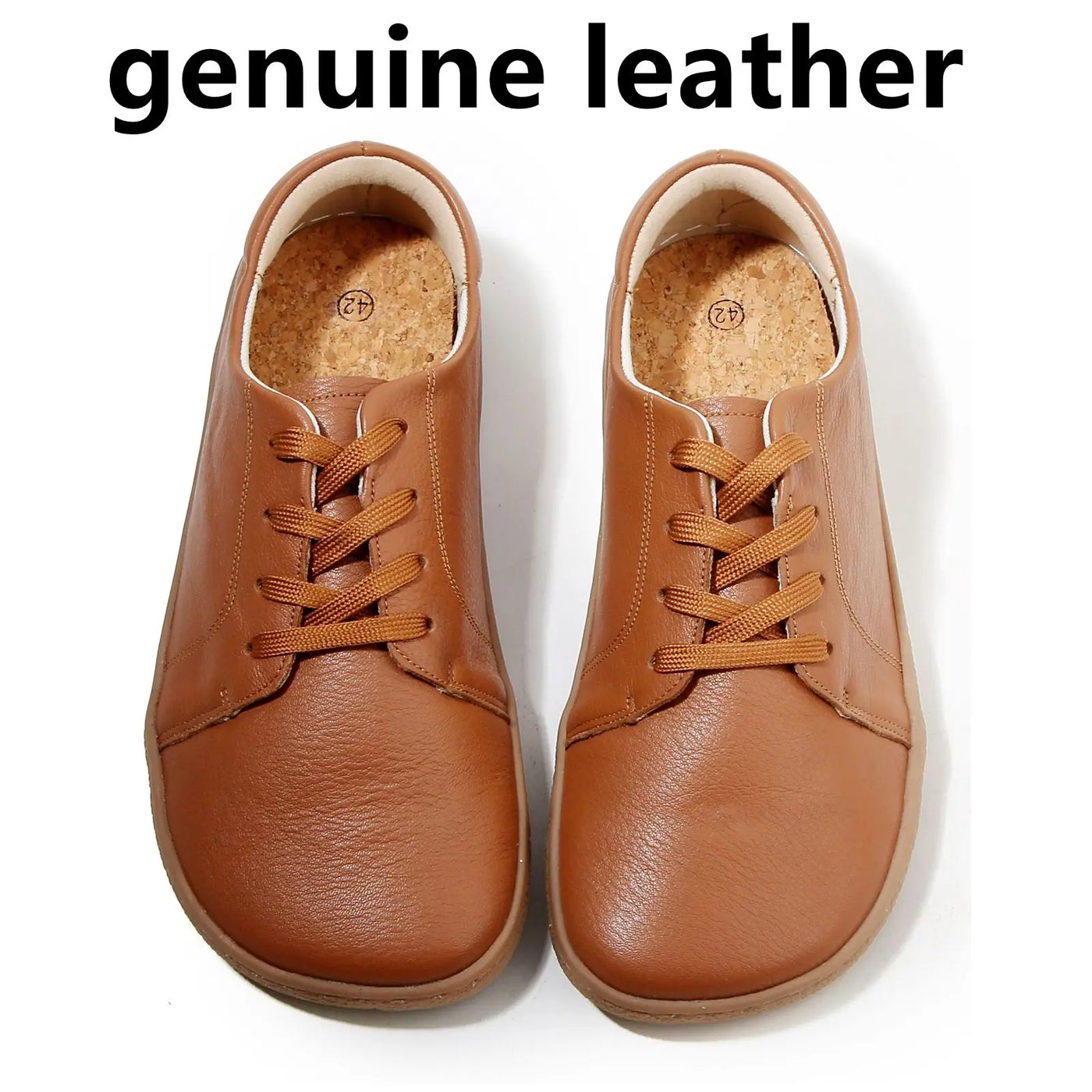Natura - unisex Leather Barefoot Zero Drop Sneakers Wide Toe Box - Ashour Shoes