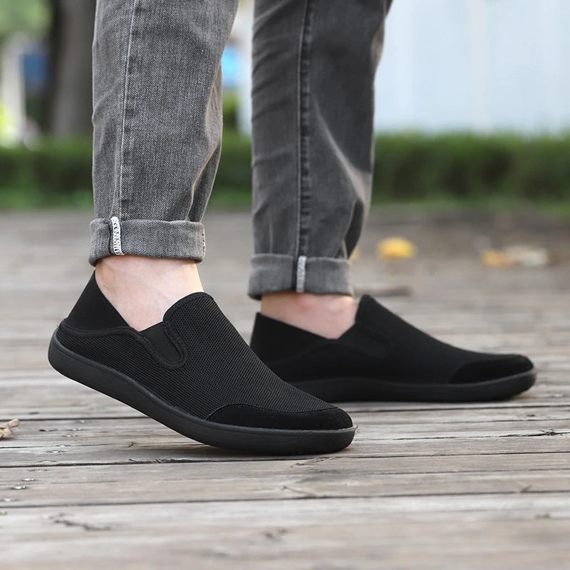 Comodo - Men's Breathable Mesh Slip-on Comfort Loafers - Ashour Shoes