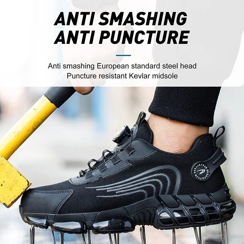 Forge - Puncture-Resistant Safety Shoes/Sneakers steel toe - Ashour Shoes