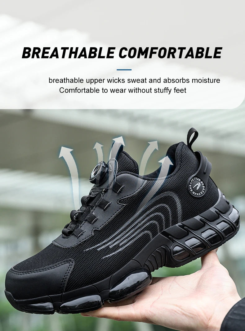 Forge - Puncture-Resistant Safety Shoes/Sneakers steel toe - Ashour Shoes