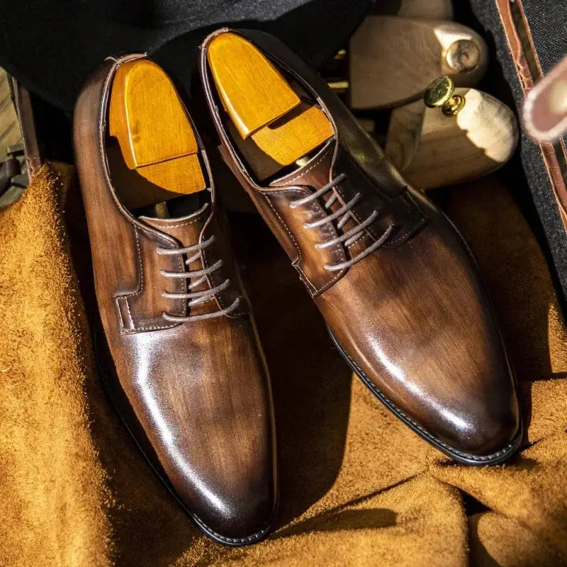 Eco - Men's vegan leather oxford dress shoes AshourShoes Eco - Men's vegan leather oxford dress shoes AshourShoes