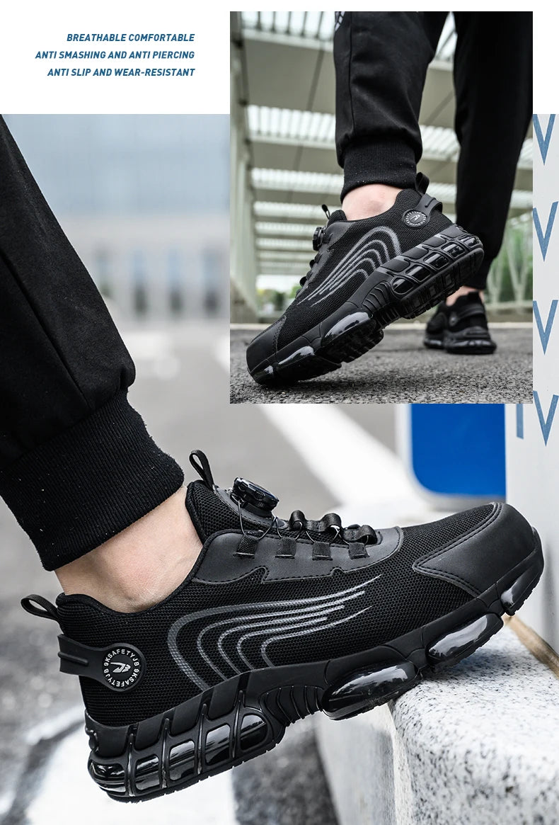 Forge - Puncture-Resistant Safety Shoes/Sneakers steel toe - Ashour Shoes