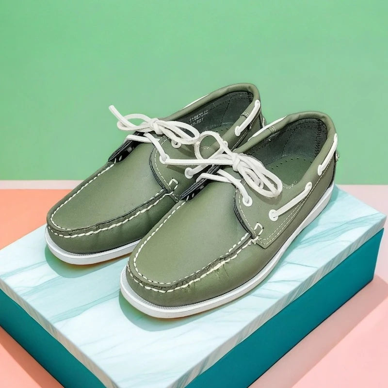 Nautico - Men's Handsewn Genuine Leather Boat Shoes - Ashour Shoes