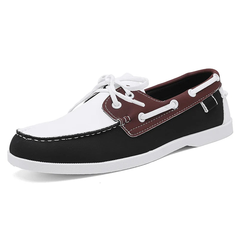 Marea - Men's Comfortable Leather Boat Shoes & Driving Moccasins - Ashour Shoes