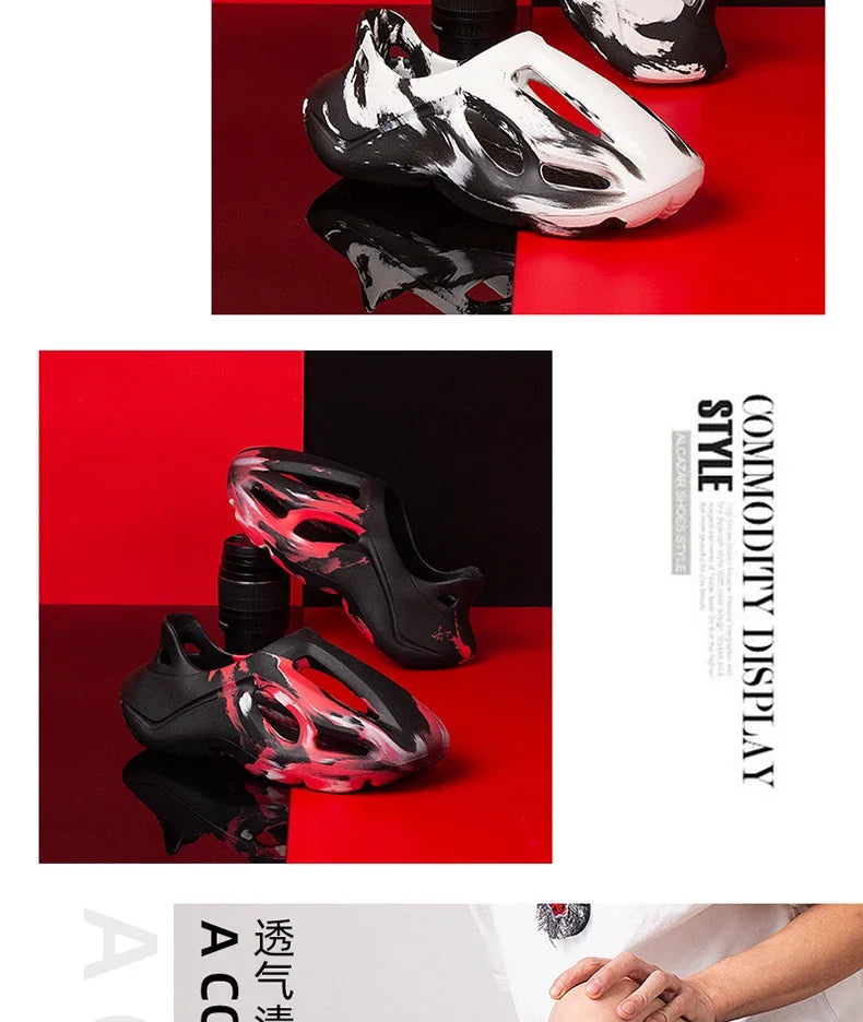 Foamy3 - Men's Yeezy style foam runners/slippers/sandals - Ashour Shoes
