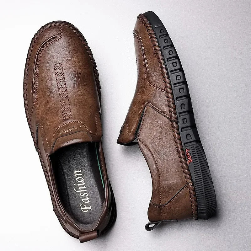 Comodo - Men's Casual PU Leather Moccasin Loafers - Ashour Shoes