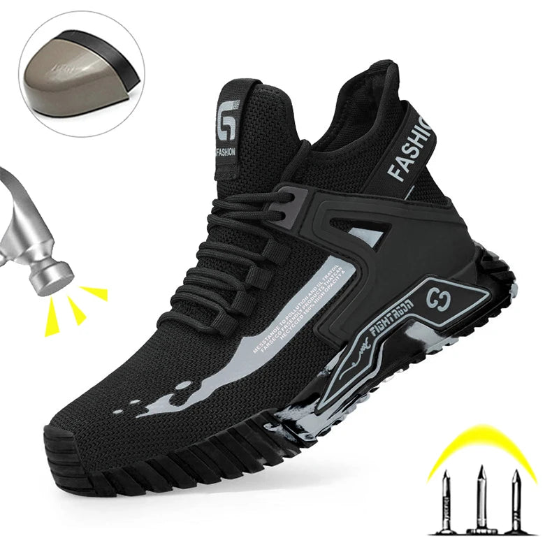 Forge 3 – Steel Toe Anti-Smash & anti puncture Safety Work Shoes - Ashour Shoes