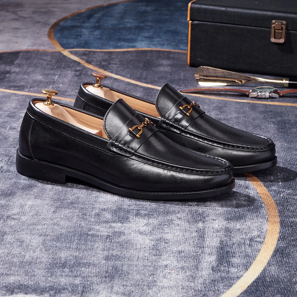 Raffinato - Men's Luxury Genuine Leather Bit Loafers - Ashour Shoes