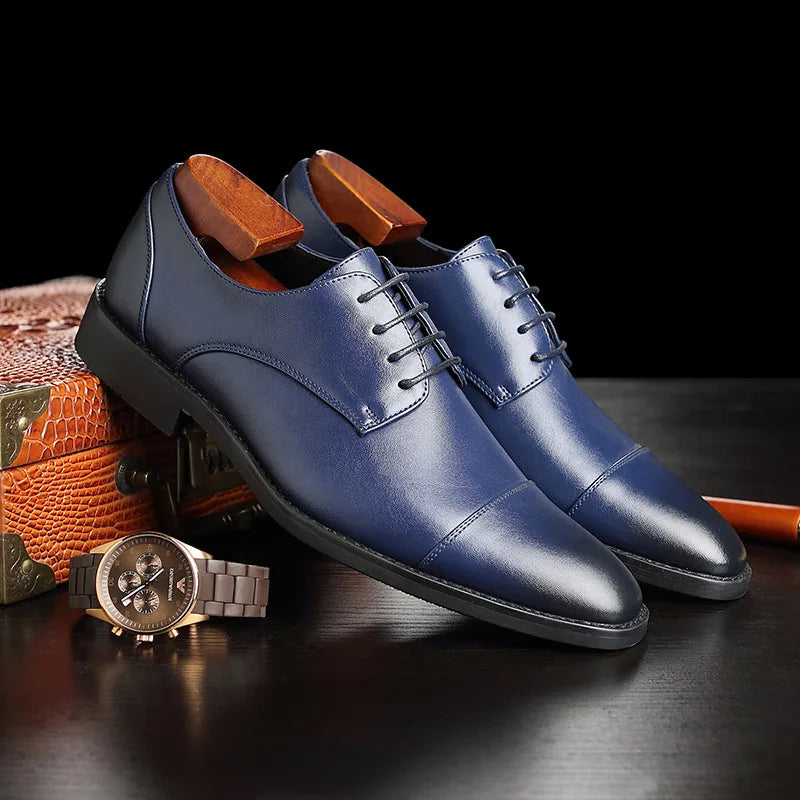 Zinar - Classic Modern Oxford Lace Dress Shoes - Ashour Shoes
