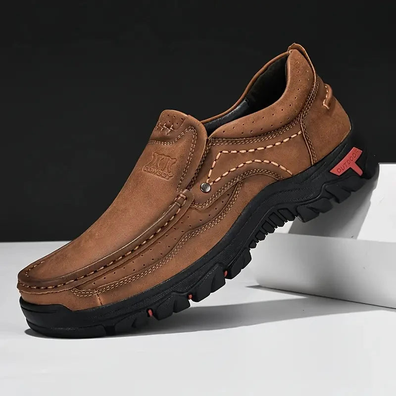 Robusto - Men's Casual Leather Outdoor Walking Loafers - Ashour Shoes