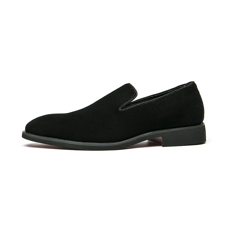 The Rossi S Red Bottom Classic Suede Leather Loafers