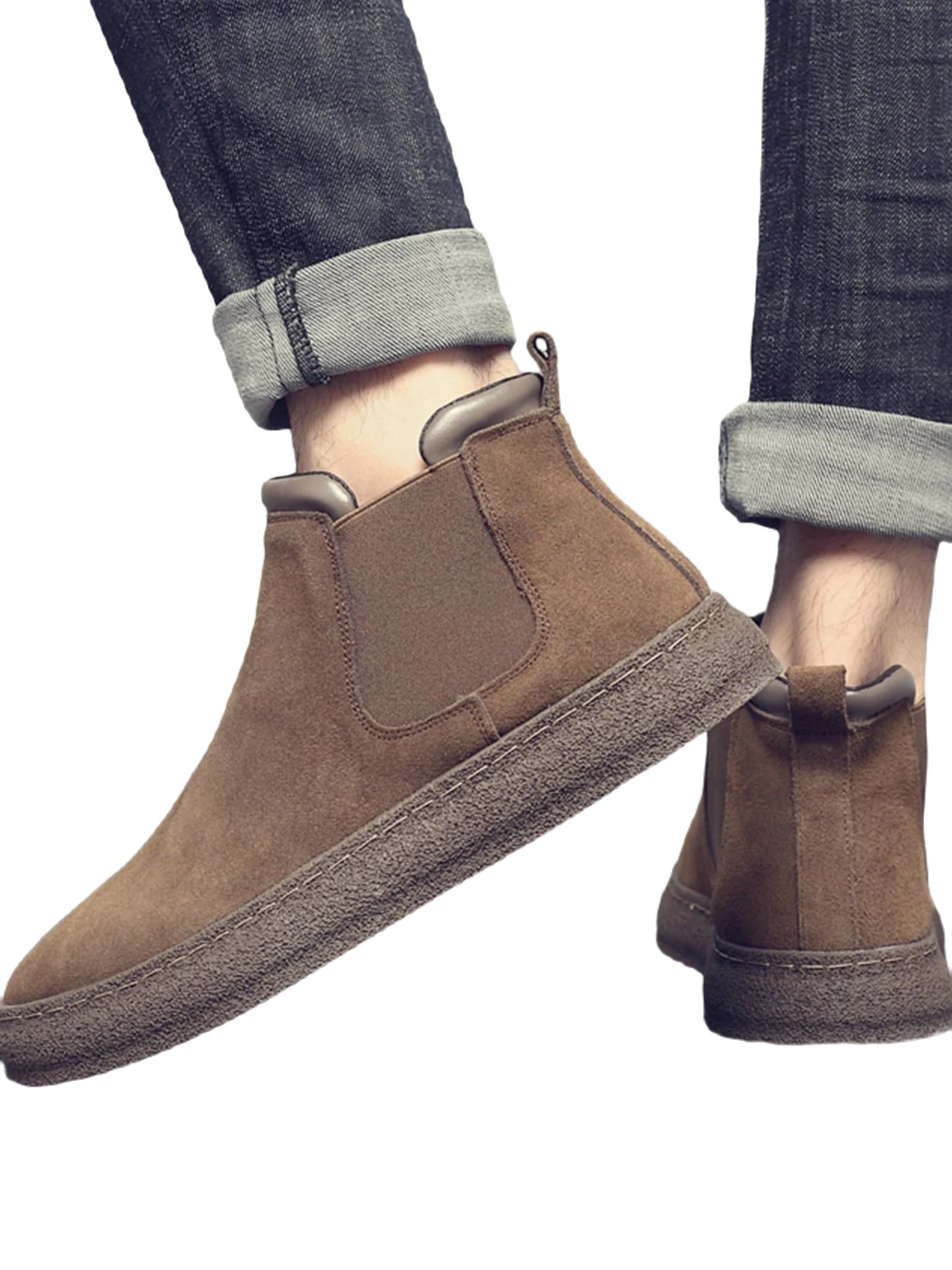 il Minimo - Men's Minimalist Slip On Chelsea Boots - Ashour Shoes