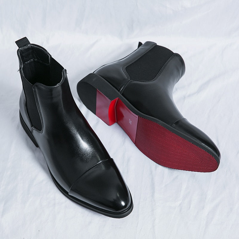 Roma - Red Bottom Chelsea Boots For top notch quality 1954, - Ashour Shoes