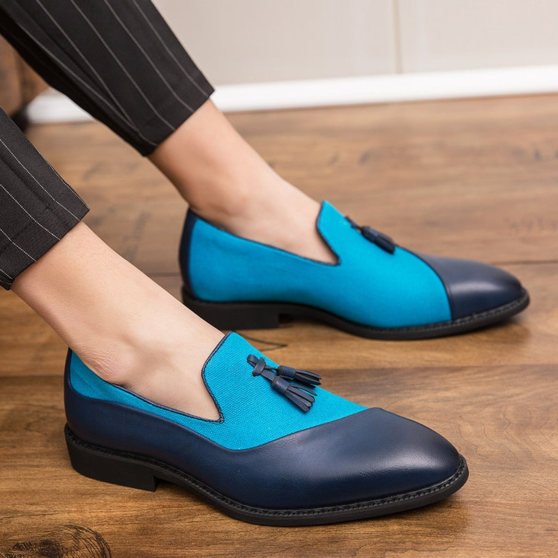 The Opulenza - Unique Design Tassel Leather Loafers  display picture 3