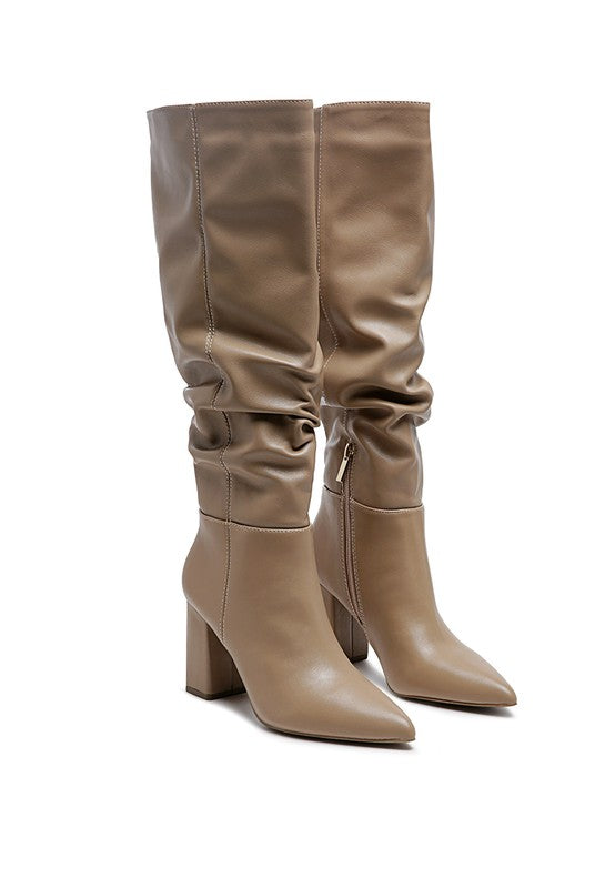 HANOI - KNEE HIGH SLOUCH BOOT For women - Ashour Shoes