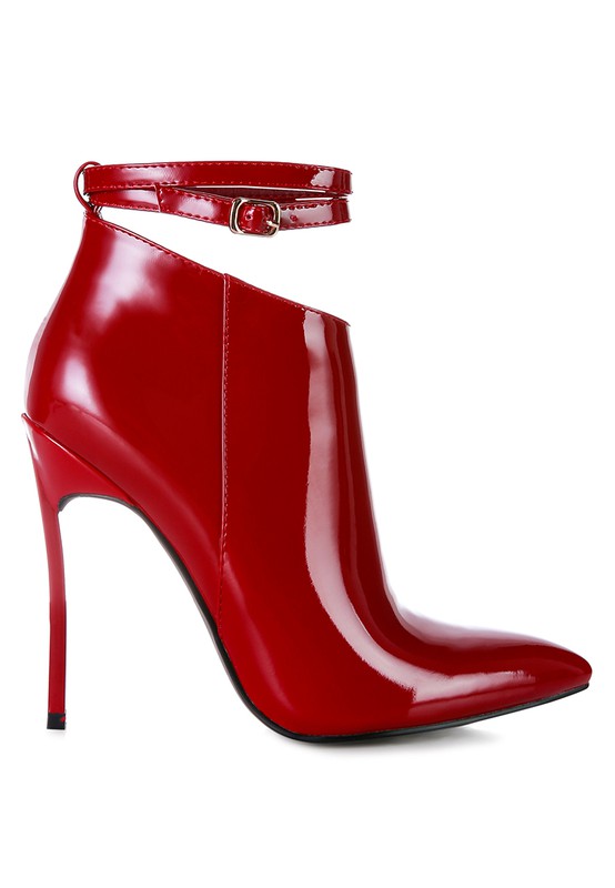 POTION - Pointed Toe High Heeled Ankle Boots for women