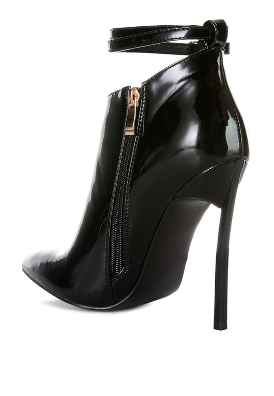 POTION - Pointed Toe High Heeled Ankle Boots for women - Ashour Shoes