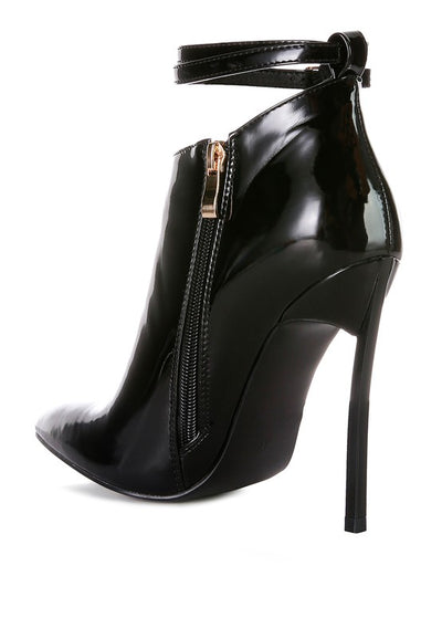 POTION - Pointed Toe High Heeled Ankle Boots for women