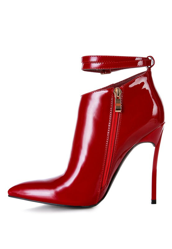 POTION - Pointed Toe High Heeled Ankle Boots for women