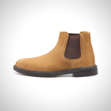 Oro - Chelsea suede leather boots for men - Ashour Shoes