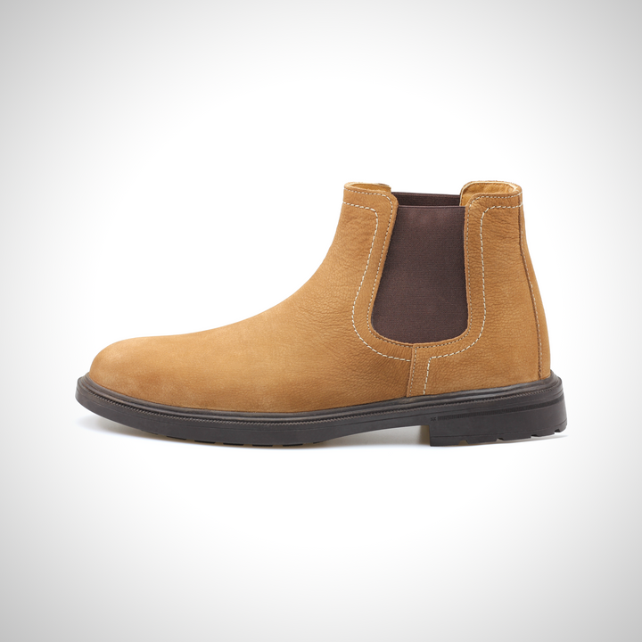 Oro - Chelsea suede leather boots for men