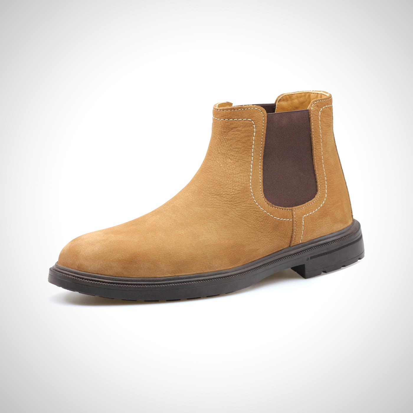 Oro - Chelsea suede leather boots for men - Ashour Shoes