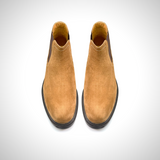 Oro - Chelsea suede leather boots for men - Ashour Shoes