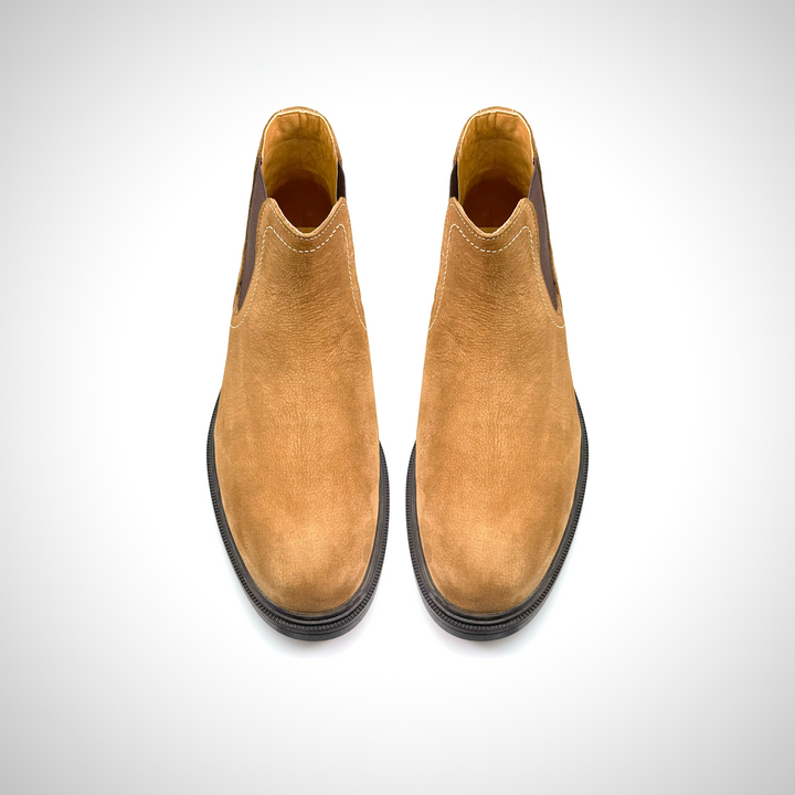 Oro - Chelsea suede leather boots for men