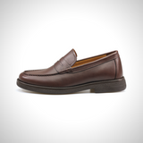 Rendall2 - Leather penny loafers for men - Ashour Shoes