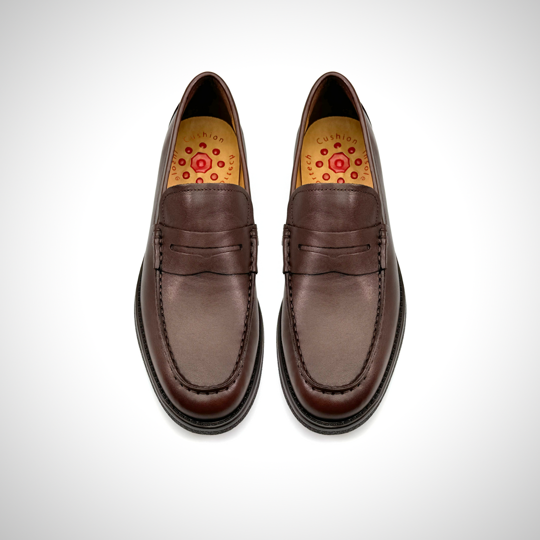 Rendall2 - Leather penny loafers for men