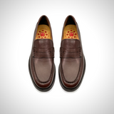 Rendall2 - Leather penny loafers for men - Ashour Shoes
