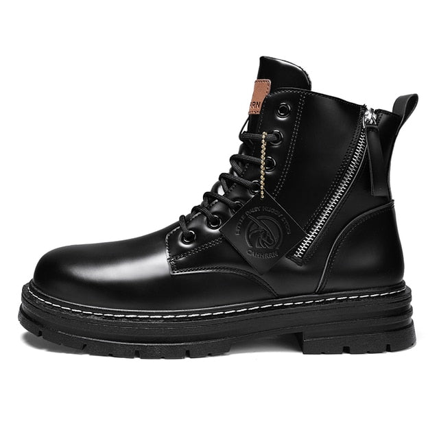 il Classico - High Top Boots Men's Leather Shoes - Ashour Shoes