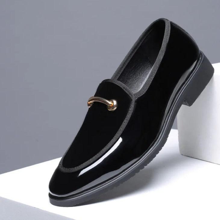 ashour shoes leather loafers for men