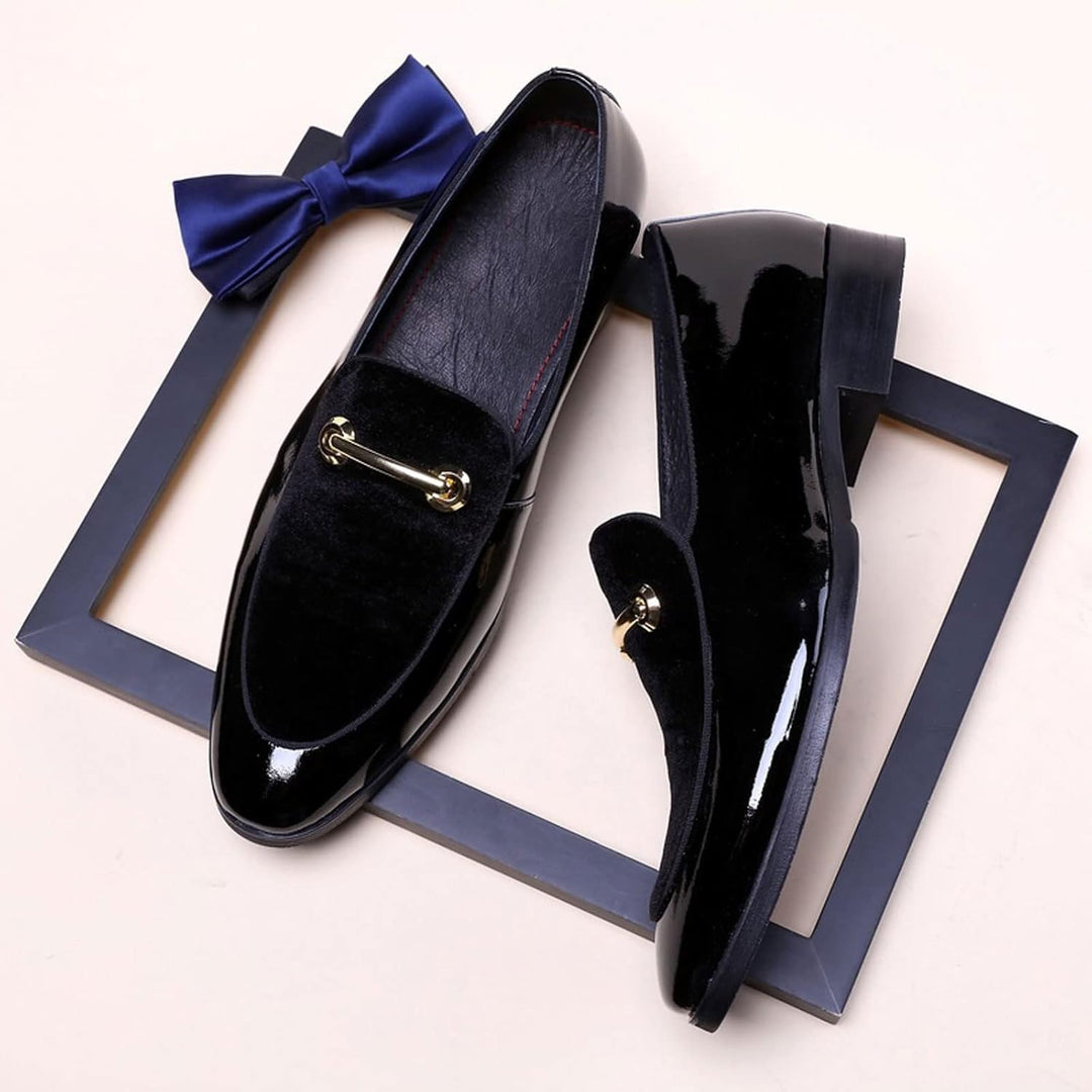 il Lusso - Patent Leather Loafers/Moccasins for Men( Best seller) - Ashour Shoes