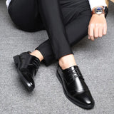 Vareon – Classic Modern Derby Captoe Dress Shoes for Men Vegan Leather - Ashour Shoes