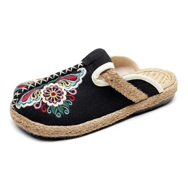 natura3 - Vintage Retro slip-on shoes for women - Ashour Shoes — view 8 of 9