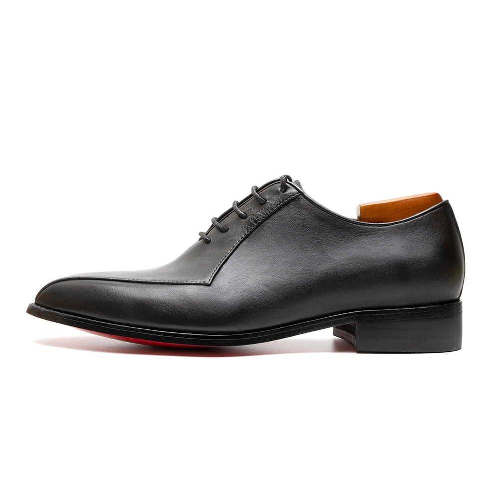 Ustel LUXX 2 - Men's Luxury Red Bottom Leather Oxford Shoes - Ashour Shoes