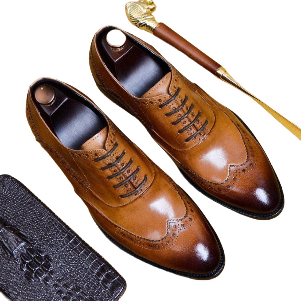 La Finezza 2 - Formal Dress Shoes Genuine Leather Oxfords For Men - Ashour Shoes