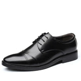 Vareon – Classic Modern Derby Captoe Dress Shoes for Men Vegan Leather - Ashour Shoes