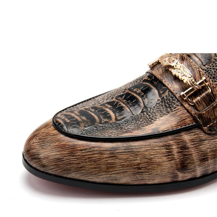 il legno - Italian style leather loafers for men