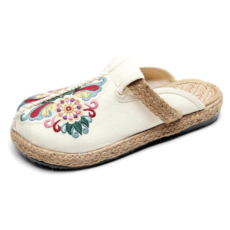 natura3 - Vintage Retro slip-on shoes for women - Ashour Shoes