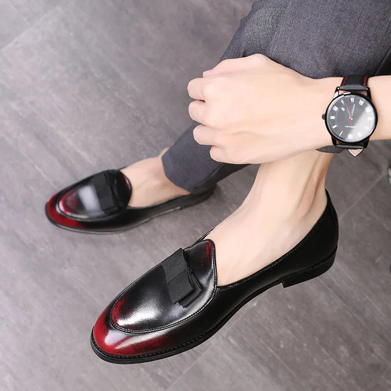 Monaco - Men's Elegant Burgundy Double Monk Strap Loafers - Ashour Shoes