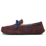 Morbido - Men's Plush Suede Fur-Lined Moccasin Driving Loafer - Ashour Shoes